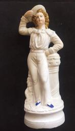 Staffordshire biscuit beeldje matroos ca 1900, Antiek en Kunst, Ophalen of Verzenden