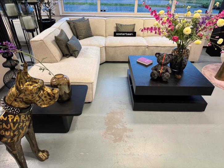 Luxe Velvet Teddy Hoekbank Richard 250x310cm NIEUW - Uniek, Huis en Inrichting, Banken | Bankstellen, Nieuw, Hoekbank, Vierpersoons of meer