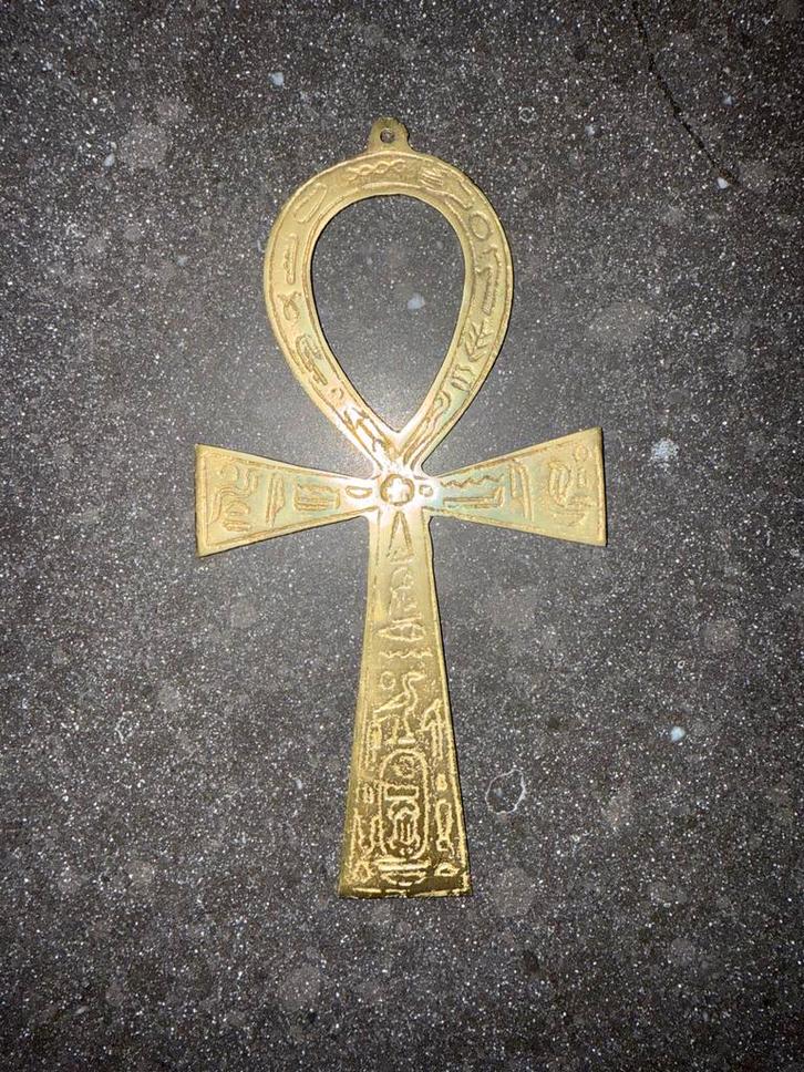 Egyptische Ankh Hanger voor aan de muur, Antiek en Kunst, Kunst | Niet-Westerse kunst, Ophalen of Verzenden