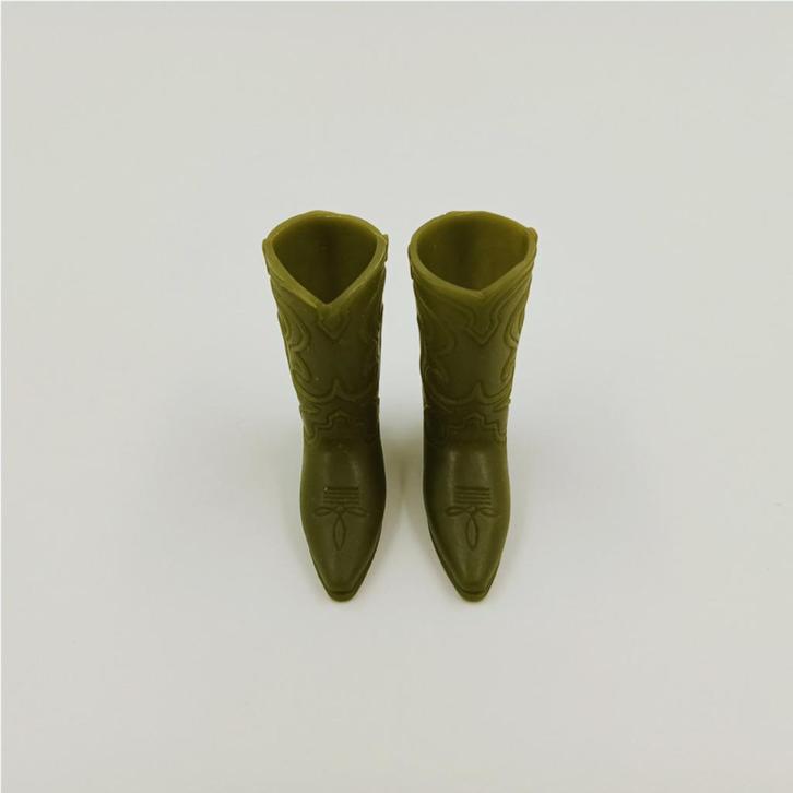 Big Jim Green Cowboy Boots Mattel 70s, Verzamelen, Poppen, Zo goed als nieuw, Kleertjes, Ophalen of Verzenden