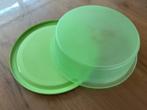 Tupperware taartdoos, Huis en Inrichting, Keuken | Tupperware, Ophalen of Verzenden, Zo goed als nieuw, Groen, Schaal