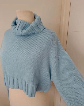 Lichtblauw crop truitje H&M XS beschikbaar voor biedingen