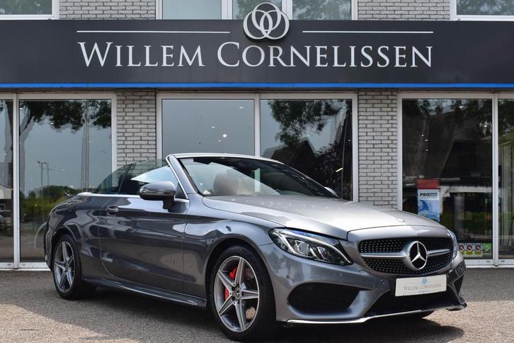 Mercedes-Benz C-klasse Cabrio 300 AMG Ambition Airscarf LED, Auto's, Mercedes-Benz, Bedrijf, Te koop, C-Klasse, ABS, Airbags, Airconditioning
