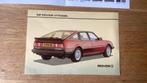 Leaflet Rover Vitesse met Colour Chart, Ophalen of Verzenden, Zo goed als nieuw, Overige merken