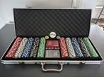 Pokerset 500 Chips Pokerstars Kaarten - Plastic Case, Hobby en Vrije tijd, Gezelschapsspellen | Bordspellen, Vijf spelers of meer