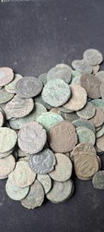 100 ongereinigde Romeinse Munten(5) bodemvondst, Ophalen of Verzenden, Overige landen