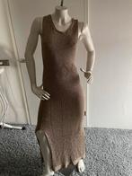 Twinset goudkleurige jurk met onder jurkje maat s, Maat 38/40 (M), Twinset, Overige kleuren, .