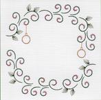 geborduurde oplegkaart nr 25, Ophalen of Verzenden, Nieuw, Kerst, Blanco kaart of Basiskaart