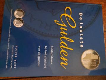 de laatste GULDEN- gedenkboek 2001+ incl. munthouder beschikbaar voor biedingen