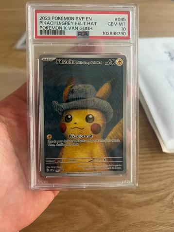 Pikachu van Gogh PSA 10 beschikbaar voor biedingen