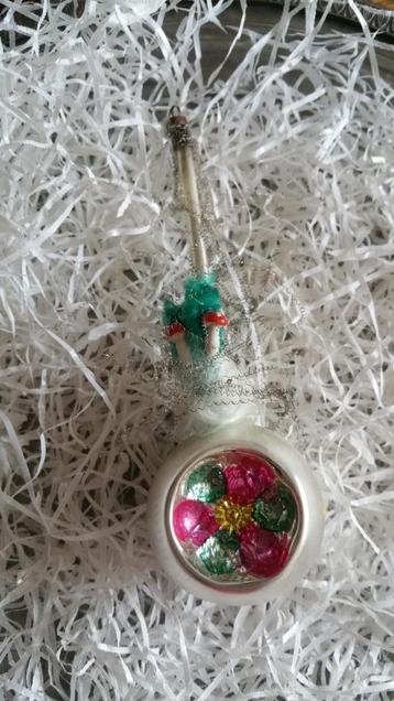 antieke kerstbal nr 376 model bal lange hals deukbal leo beschikbaar voor biedingen