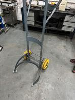 Vatwagen / olievat trolley op wielen, Ophalen