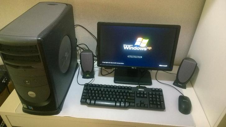 Retro pc, Dell Demension 4300, orgineel, Nvidia, win XP, Computers en Software, Vintage Computers, Ophalen
