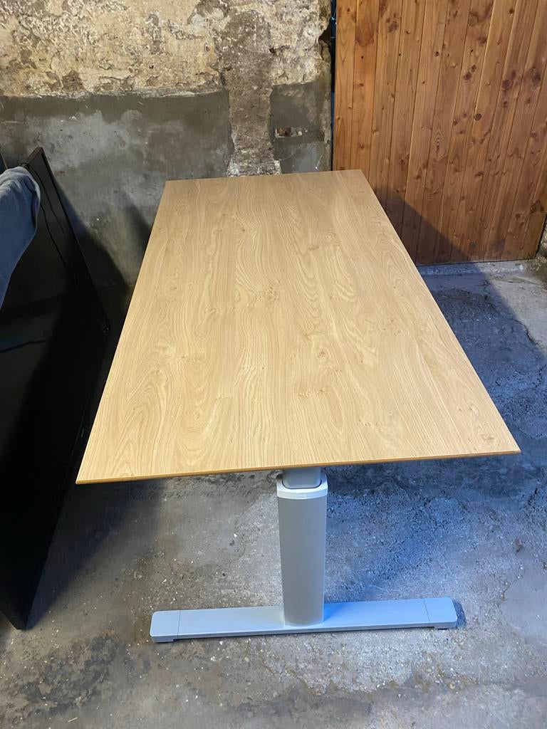 Drentea Emmen Zit-Sta Bureau - Handmatige Verstelling, Ophalen, In hoogte verstelbaar, Gebruikt