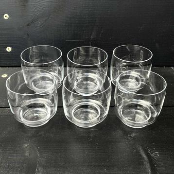 set van 6 glazen 10 bij 10 cm  beschikbaar voor biedingen