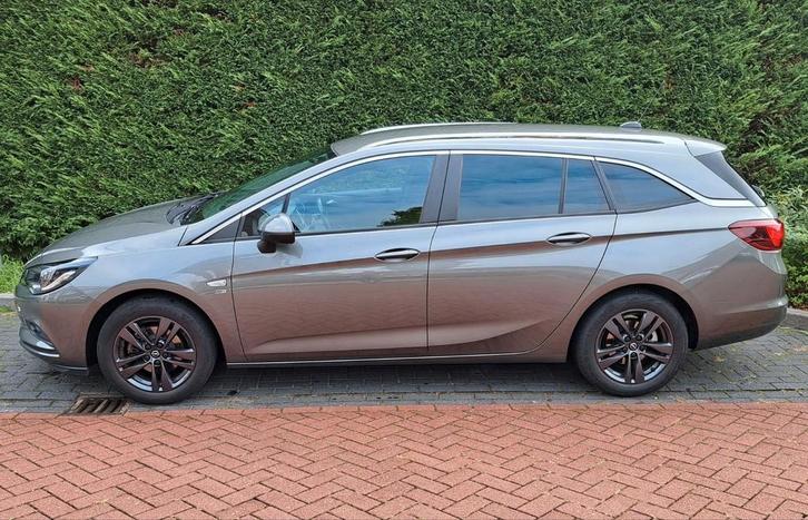 Opel Astra 1.0 Turbo 105pk Station 2019 Grijs, Auto's, Opel, Particulier, Astra, ABS, Airbags, Airconditioning, Android Auto, Apple Carplay