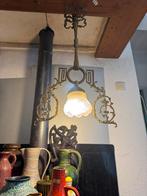 Art Deco,Hanglamp,1920-30, Ophalen of Verzenden, Gebruikt, 50 tot 75 cm