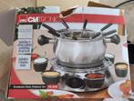 Clatronic fondueset, Witgoed en Apparatuur, Ophalen of Verzenden, Zo goed als nieuw, Brander, Fondueset