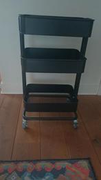 Trolley zwart van ikea, Ophalen, Zo goed als nieuw