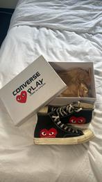 Converse x CDG Play Sneakers - Maat 44, Ophalen of Verzenden, Gedragen, Zwart, Sneakers of Gympen
