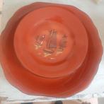 Antiek gebakstel oranje, Antiek en Kunst, Ophalen of Verzenden