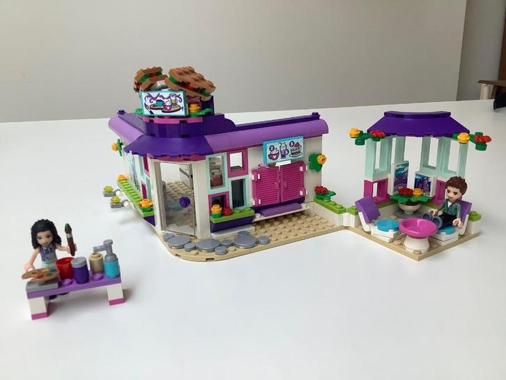 Lego friends set het creatieve cafe 41336, Kinderen en Baby's, Speelgoed | Duplo en Lego, Zo goed als nieuw, Lego, Complete set