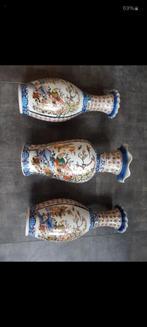 Oude chinese vazen hand beschilderd (kaststel), Ophalen