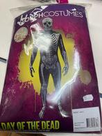 Day of the Dead Morphsuit - Maat L, Nieuw, Ophalen of Verzenden, Halloween, Kleding