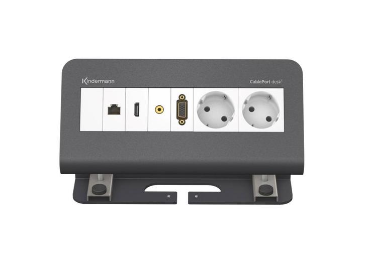 Kindermann stekkerblok kantoor bureau cablePort desk2, Diversen, Bureau-accessoires, Ophalen of Verzenden