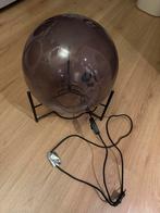 Mooie bolvormige lamp, Huis en Inrichting, Lampen | Vloerlampen, Ophalen, Gebruikt, Glas, Minder dan 100 cm