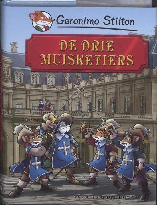 de drie muisketiers - Geronimo Stilton, Ophalen of Verzenden, Minder dan 500 stukjes, Nieuw, Overige typen