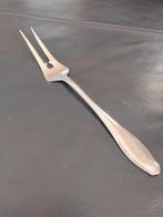 Antieke zilveren vleesvork, model Chippendale, SvO & Zn,1930, Antiek en Kunst, Antiek | Bestek, Ophalen of Verzenden