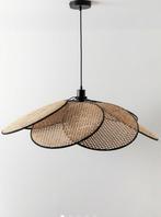 Hippe hanglamp Market Set stijl (rotan/zwart). Sklum, Huis en Inrichting, Lampen | Hanglampen, Ophalen of Verzenden, Zo goed als nieuw