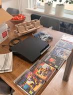 Playstation 3 met spellen, Spelcomputers en Games, Ophalen of Verzenden, Zo goed als nieuw, Met 2 controllers, Slim