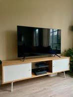 Tv meubel IKEA licht eiken met wit, Huis en Inrichting, Kasten | Televisiemeubels, Ophalen, 150 tot 200 cm, Scandinavisch, Zo goed als nieuw