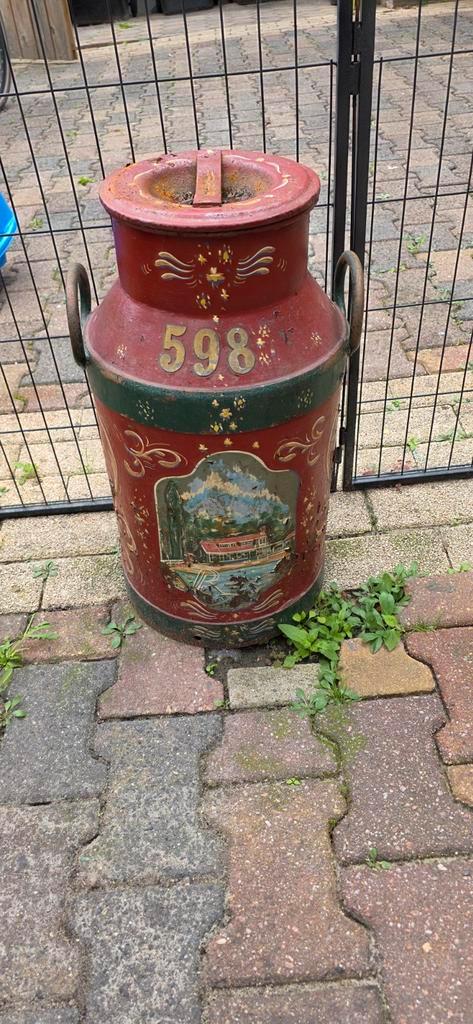 Oude Melkbussen met Patina, Antiek en Kunst, Antiek | Overige Antiek, Ophalen of Verzenden