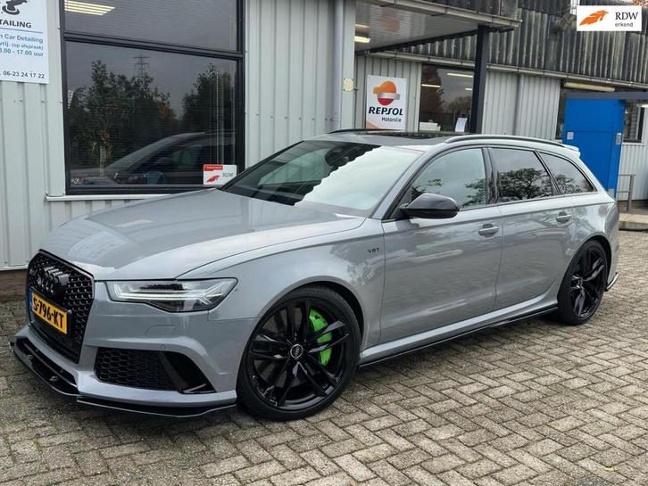 Audi A6 Avant 4.0 TFSI RS 6 quattro Pro Line Plus|KERAMISCH|, Auto's, Audi, Bedrijf, Te koop, RS6, 360° camera, 4x4, ABS, Adaptive Cruise Control