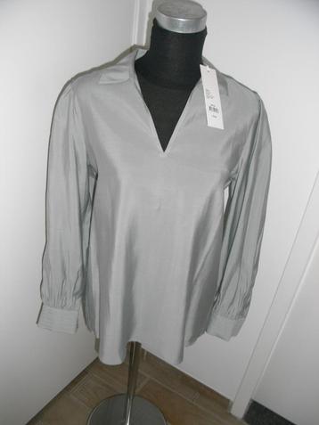 YAYA licht groen/blauwe blouse lange mouw mt 38/40, NIEUW! beschikbaar voor biedingen