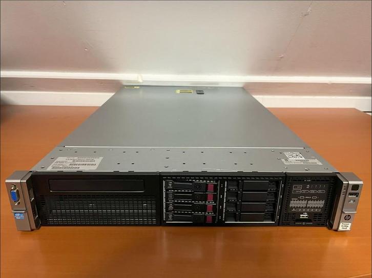 HP Proliant Dl380 Gen8 2x Intel Xeon E5-2630, Computers en Software, Servers, Zo goed als nieuw, 4 Ghz of meer, 128 GB, Hot swappable onderdelen