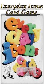 Everyday icons card game / reclame kwartetspel  met afbeeldi, Verzamelen, Ophalen of Verzenden, Zo goed als nieuw, Kwartet(ten)