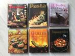 6 Kookboeken pasta, tapas, eenpansgerechten, partyhapjes, Ophalen, Gelezen