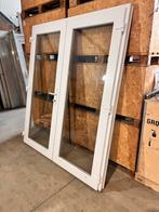 Dubbele kunststof tuindeur met kozijn - 180x210 cm, Ophalen, Kunststof, 120 cm of meer, 200 tot 215 cm