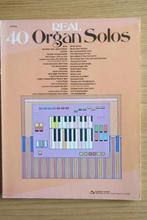 Real 40 Organ Solos Charles Hansen Music Sheet Music Book, Muziek en Instrumenten, Verzenden, Gebruikt, Populair, Zang