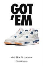 Nike SB x Air Jordan 4 Navy maat 40, Kleding | Heren, Schoenen, Ophalen of Verzenden, Nieuw, Wit