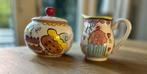 Blond melkkannetje en suikerpot, Huis en Inrichting, Keuken | Servies, Ophalen, Blond Amsterdam, Overige typen, Zo goed als nieuw