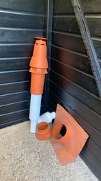Dakdoorvoer voor cv, compleet, Doe-het-zelf en Verbouw, Buizen en Afvoer, Pvc, Zo goed als nieuw, Minder dan 2 meter, 20 tot 40 mm