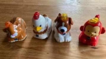4 vtech dieren : hamster, kip, hond en aap beschikbaar voor biedingen