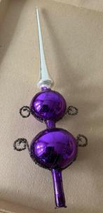 Paarse glazen piek met ionische draad, Diversen, Kerst, Verzenden