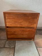 Teakhouten ladekastje - vaste prijs, Huis en Inrichting, Kasten | Ladekasten, Ophalen, Gebruikt, 50 tot 100 cm, 3 of 4 laden