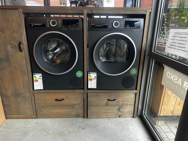 Nieuw Wasmachine & Droger Set Bosch antraciet, Witgoed en Apparatuur, Wasmachines, Nieuw, Voorlader, 8 tot 10 kg, Minder dan 85 cm